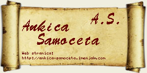 Ankica Samočeta vizit kartica
